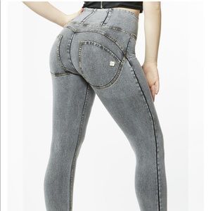 WR.UP® Denim - High Rise Zipper - Grey Rinse